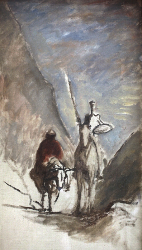 Honoré Daumier - Don Quichotte et la mule morte - 杜米埃.tif
